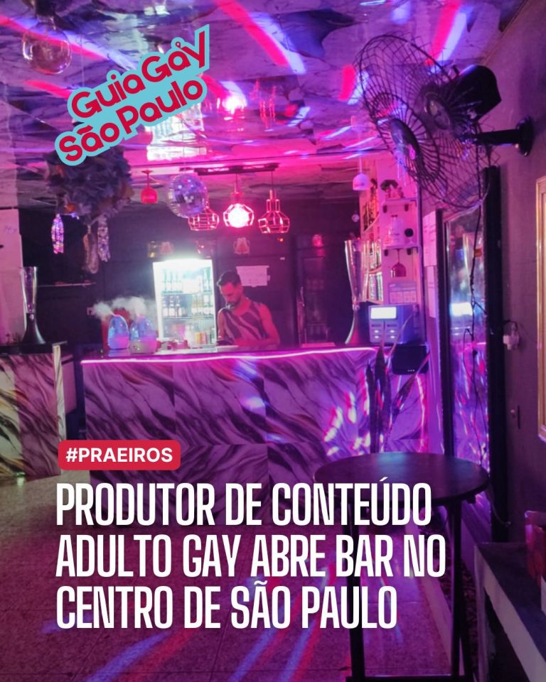 produtor de conteúdo gay bar são paulo